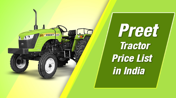 Preet Tractor price list 2022