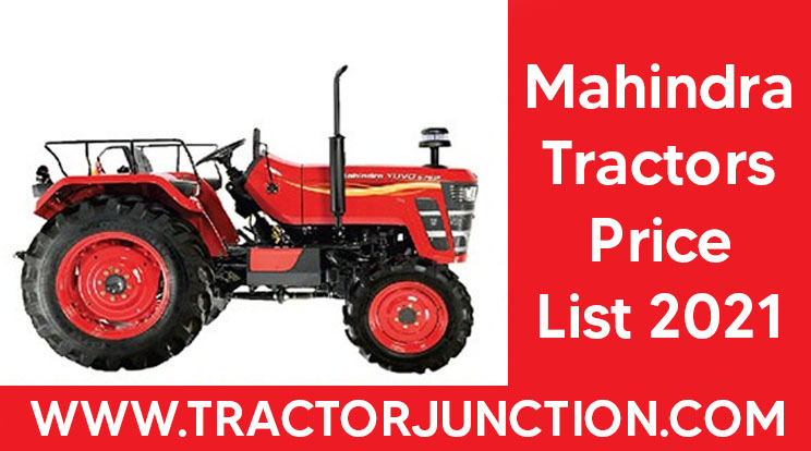 Mahindra Tractors Price List