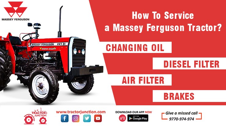 How to Service a Massey Ferguson Tractor - Infographic