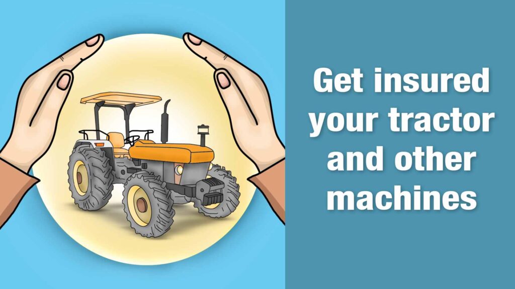 Get insured your tractor and other machines