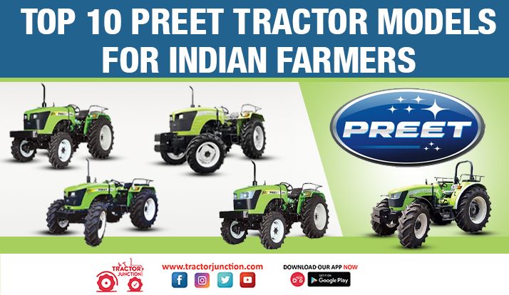 Top 10 Preet Tractor Models for Indian Farmers- Infographic