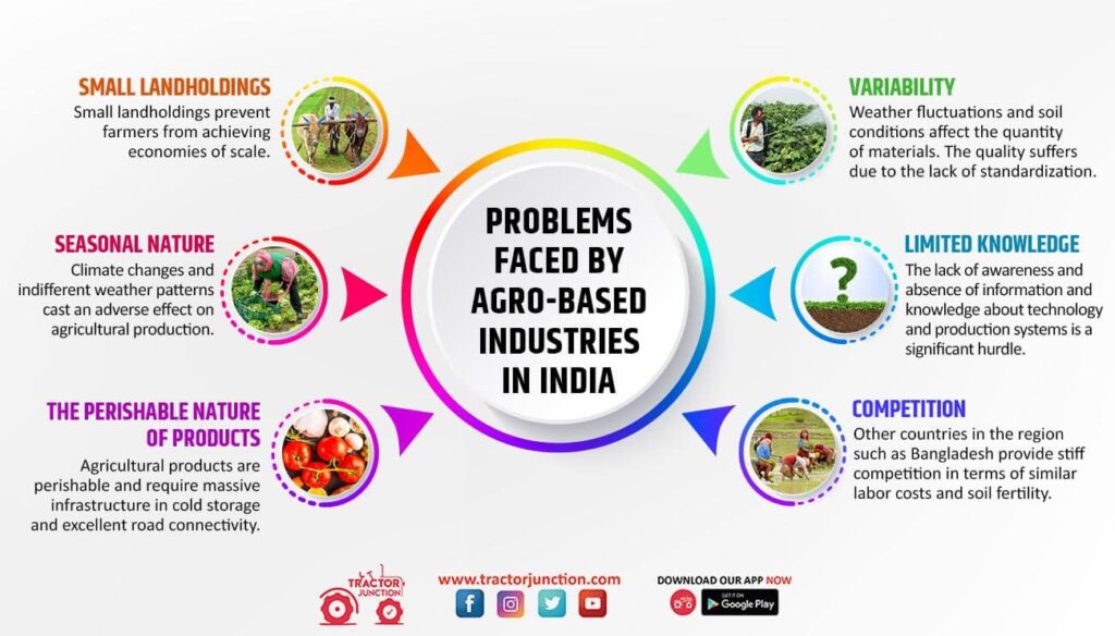 Problems Faced by Agro-based Industries in India