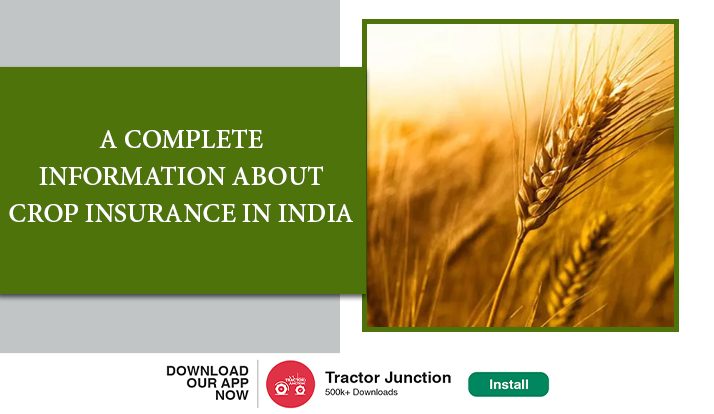 A Complete Information about Crop Insurance in India