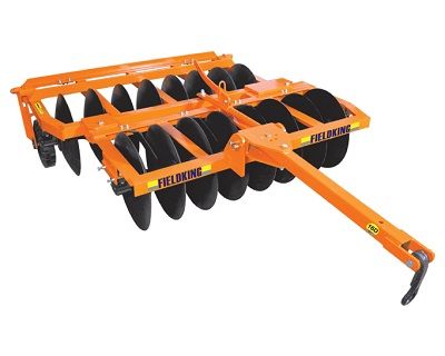 Fieldking Trailed Offset Disc Harrow (With Tyre)