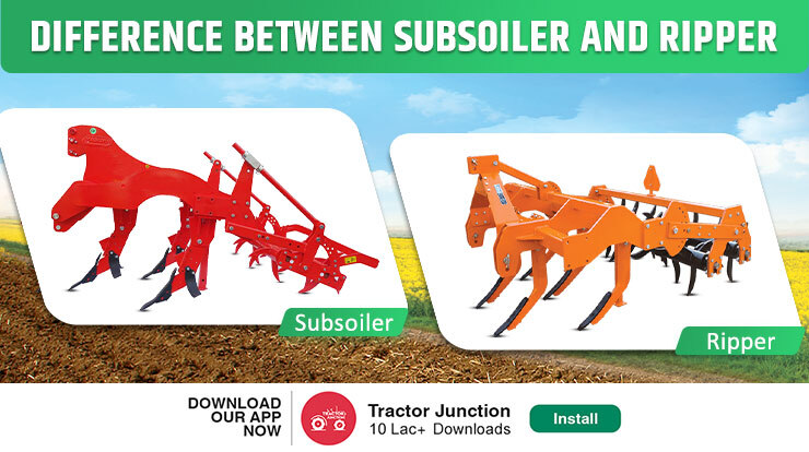 Difference Between Tractor Subsoiler and Ripper