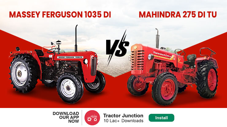 Comparing Massey Ferguson 1035 DI vs Mahindra 275 DI TU