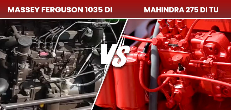 Mahindra 275 DI TU and Massey Ferguson 1035 DI Engine Details