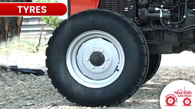 Hydraulics and Tyres of Massey Ferguson 9500 2WD Tractor