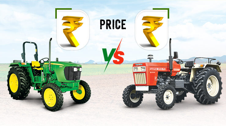Price Details of the John Deere 5310 and Swaraj 855 FE