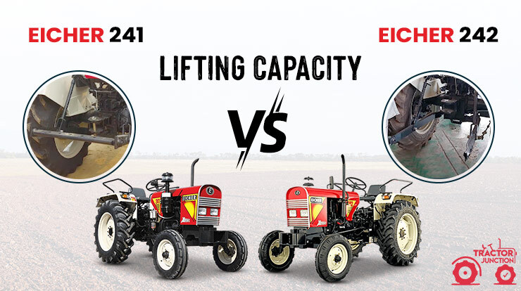 Dimensions, Weight and Lifting Capacity - Eicher 241 vs Eicher 242