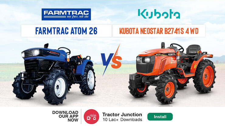 Farmtrac Atom 26 VS Kubota NeoStar B2741S 4WD Choose The Right Tractor One!