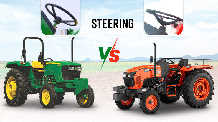 The Brakes and Steering Features of John Deere 5045 and Kubota MU4501 2WD Tractors
