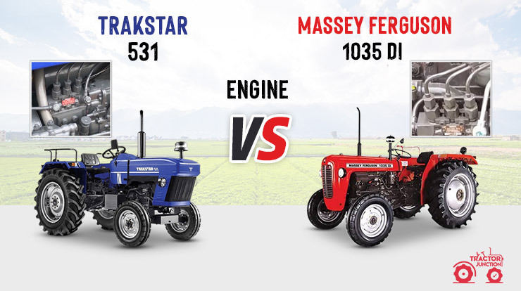 Massey Ferguson 1035 DI and Trakstar 531 Engine Specifications 