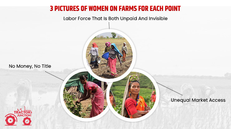 3 Pictures Of Women on Farms for each point