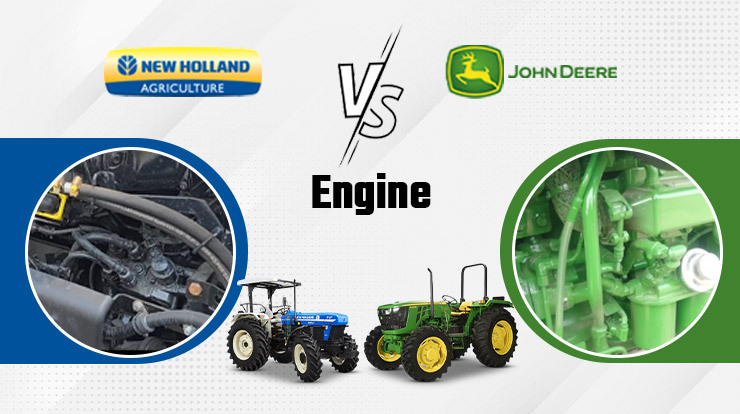 Engine Comparison New Holland 5620 Tx Plus vs John Deere 5405