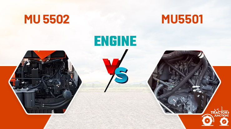 Engine Details - Kubota MU 5502 2wd vs Kubota MU5501