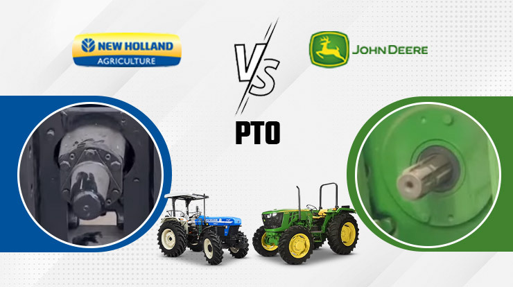 PTO and Hydraulics of New Holland 5620 Tx Plus and John Deere 5405 GearPro
