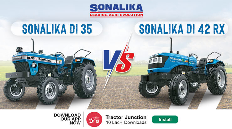 Sonalika DI 35 VS Sonalika DI 42 RX - Top Features Explained