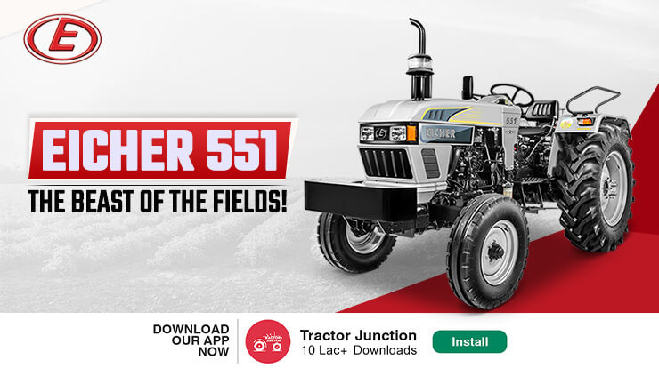 Introducing the Eicher 551 Your Ultimate Ride for Power and Comfort!