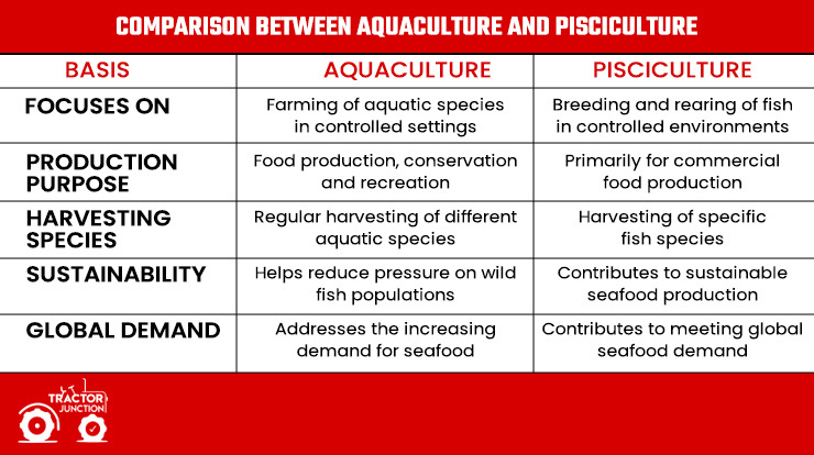 Comparison Between Aquaculture And Pisciculture