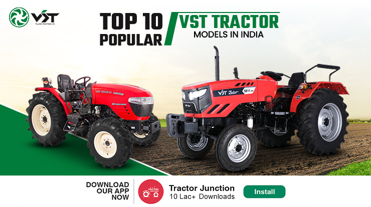 Top 10 Popular VST Tractors In India